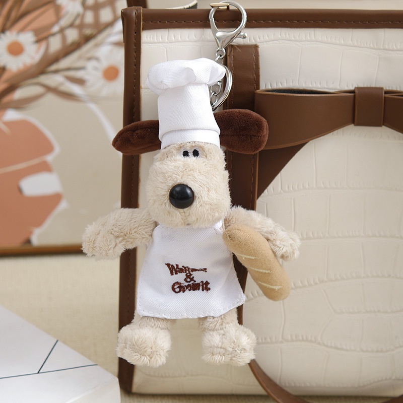 Wallace&gromit จี้ตุ๊กตาสุนัข เครื่องประดับ สําหรับแขวนกระเป๋าเป้สะพายหลัง