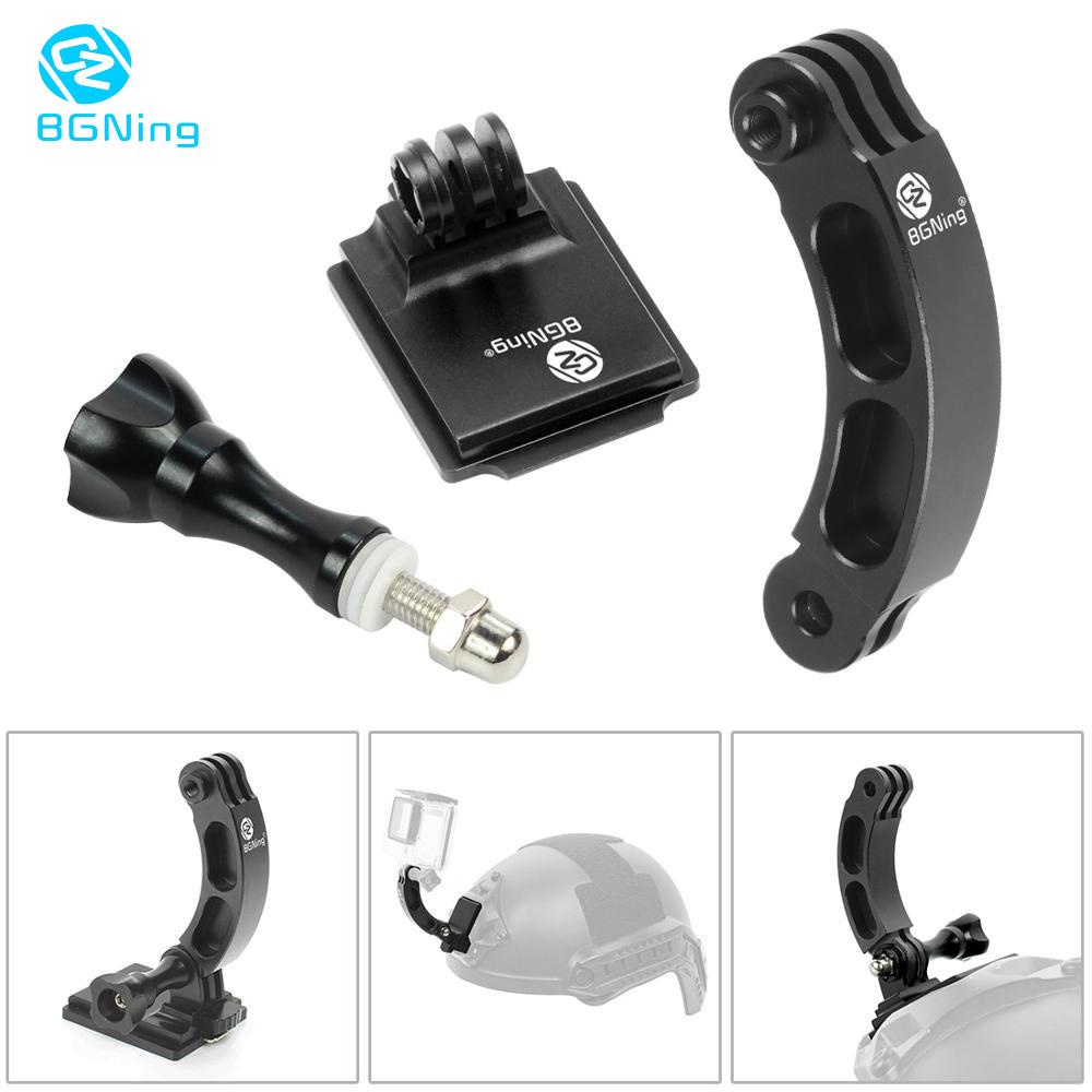 Bgning อัพเกรด 3 หลุม NVG หมวกกันน็อค Mount Bracket ฐานอะแดปเตอร์สําหรับ GoPro 13 12 11 สําหรับ DJI OSMO Action กล้อง