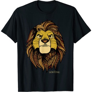 PRIA The Lion King Simba Face Distressed Adult T-Shirt_01