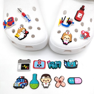 รองเท้าแตะ Crocs Pin ลายการ์ตูนน่ารัก ของแท้ เหมาะกับของขวัญ สําหรับเด็ก DIY