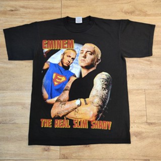 ย้อนยุคEMINEM HIP-HOP MUSIC (ป้าย PRO CLUB) เสื้อลายวงฮิปฮอปเอ็มมิเน้มS-5XL