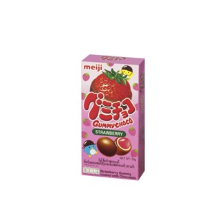 เมจิกัมมี่ กรัมMEIJI ช็อกโก สตรอเบอร์รี่30GUMMY CHOCO STRAWBERRY30G.