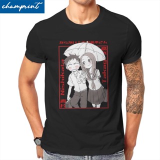 Takagi And Nishikata Karakai Jouzu no Takagi san T-Shirt Men Funny 100% Cotton Tees O Neck Short Sleeve T Shirt Unique