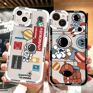 เคส OPPO Reno8 5G Reno8T Reno 10 Pro Pro+ 8T 8Z 7 6 8 Pro T Z 7Z OPPO Reno 6Z 5 4 3 4Z 2F 4G Reno7 Reno5 Reno6 โปร่งใส Spaceman