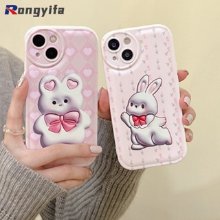 เคสป้องกันโทรศัพท์มือถือ TPU แบบนิ่ม ลายการ์ตูนกระต่าย และกระต่าย สําหรับ Honor 80 70 60 50 30 20 Pro SE 30 Lite 30S 20S X40i X30 X10 X8 4G 4G V30 Pro