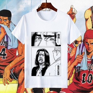 Slamdunk T-Shirt Men And Women Short Sleeve over size Wide form_09