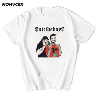 oversize T-shirt $uicideboy$ เสื้อยืดผ้าฝ้าย พิมพ์ลาย Suicide Boys Suicideboys สไตล์ฮิปฮอป สําหรับผู้ชาย S-5XL