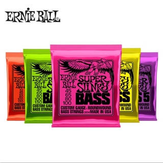 Ernie Ball 2221 2006 2834 สายกีต้าร์ไฟฟ้า Super Slim เล่นจริงเฮฟวีเมทัลร็อค