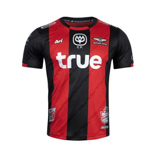 ชุดเสื้อเชิ้ต ลาย Bangkok United สีแดง และสีดํา สไตล์บูติก สําหรับผู้ชาย