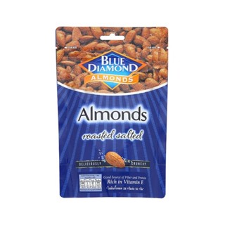 บลูไดมอนด์ 150ก. ถั่วอัลมอนด์ อบเกลือBLUE DIAMOND SALTEDALMOND150G.