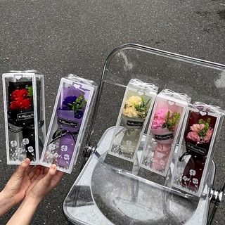 ดอกคาร์เนชั่นพร้อมกล่อง สวยหอม พร้อมส่ง SA4376