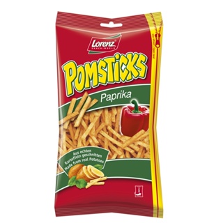 ลอเร้นจ์พอมสติ๊กปาปริก้า100ก. PAPRIKA LORENZ POMSTICKS100 G.