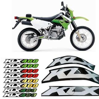 สติกเกอร์ติดถังอากาศรถจักรยานยนต์ 3D สําหรับ KAWASAKI KLX 400 KLX400R KLX400SR 2002 2003 2004