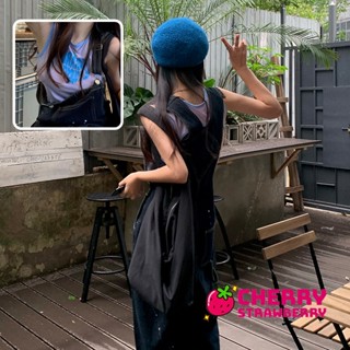 เสื้อครอปมินิมอล ทรงสวย  เสื้อครอปสายฝอ  เสื้อแขนกุดผ้าฝ้าย  เสื้อยืดแฟชั่น
