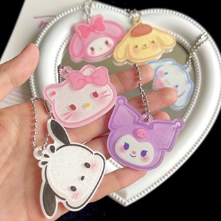 Keychain Cute Melody Puppy Keychain Fashion New Sweet Girl Heart Acrylic Cartoon Pendant Accessories Women