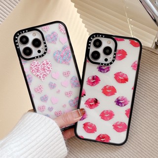 [Lip Print] Casetify เคสโทรศัพท์มือถืออะคริลิค ลายดาว คุณภาพสูง สําหรับ iPhone 14 Pro Max 13 Pro Max 14 12 Pro Max 12 14Pro 13 14 plus 12Pro 11 13Pro