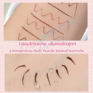 R.H.ปากกาอายไลเนอร์ เนื้อลิขวิด กันน้ํา ติดทนนาน แห้งเร็ว ติดทนนาน สําหรับแต่งหน้า 4 สี Eye Liner