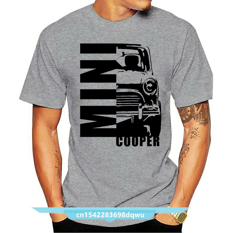 เสื้อยืด พิมพ์ลาย Mini Cooper สไตล์คลาสสิก สําหรับผู้ชาย