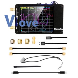 2023 New NanoVNA-H Vector Network Antenna Analyzer 10KHz-1.5GHz MF HF VHF UHF Slot Spectrum Tester