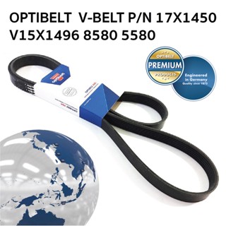 OPTIBELT  V-BELT P/N 17X1450 V15X1496 8580 5580