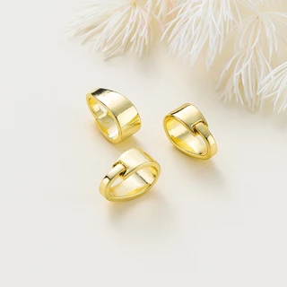 St.kunkka 20 ชิ้น ตัวปิดปม 18K ที่ไม่ได้ซีดจางคุณภาพสูง ตะขอเชื่อมต่อเครื่องประดับ