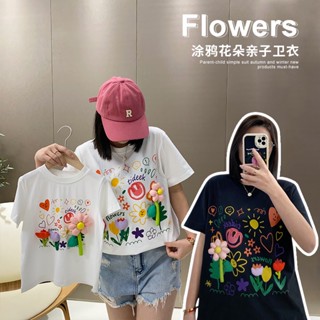 [ML] พร้อมส่ง ชุดแม่ลูก 90-2XL ซม. สไตล์ตะวันตก แฟชั่นฤดูร้อน สําหรับแม่ และลูกสาว