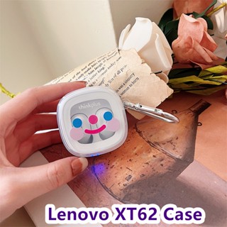 พร้อมส่ง! เคสหูฟัง แบบนิ่ม ลายการ์ตูน สีโปร่งใส สําหรับ Lenovo XT62