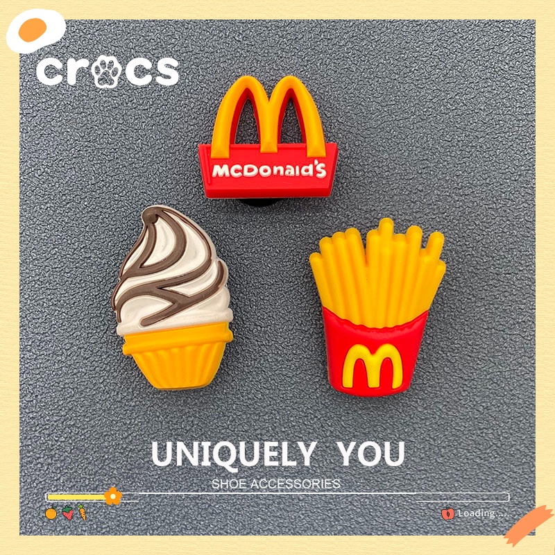 Crocs jibbitz ชุดปุ่มกด รูปดอกไม้ สําหรับตกแต่งรองเท้า