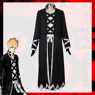 พร้อมส่ง ชุดคอสเพลย์ การ์ตูนอนิเมะ Cosplay Bleach | Kurosaki ichigo