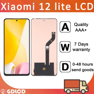 Xiaomi 12 Lite จอแสดงผล LCD หน้าจอสัมผัส Digitizer แบบเปลี่ยน