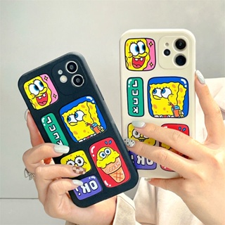 เคสโทรศัพท์มือถือ TPU แบบนิ่ม ลายสพันจ์บ็อบ สําหรับ TECNO POP6 GO POP6 POP5 Lte Spark7 Spark7T Spark6GO Spark7Pro CAMON17 17P CAMON18 CAMON17pro Spark8 Spark8T Spark8P Spark8pro