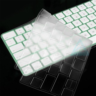Magic 2021 แผ่น TPU ใส ป้องกันคีย์บอร์ด US A2449 A2450 A2520 A1843 สําหรับ【a p p l e i m a c】คีย์บอร์ด