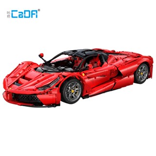 บล็อกตัวต่อเลโก้ Kada 61505 Ferrari Lafa SP3 ของเล่น ของสะสม สําหรับรถแข่ง