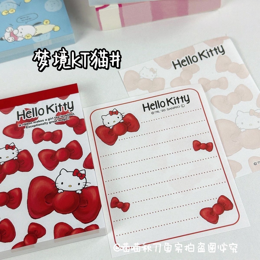 โพสต์อิท โน้ต ซานริโอ้ กระดาษโน้ต ไม่เหนียวติด ฉีกได้ นักเรียน กระดาษโน้ต ข้อความ - รูปที่ 6