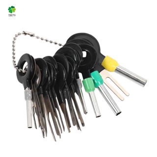 21Pcs Terminals Removal Key Tools Set For Car, Auto Electrical Wiring Crimp Connector Pin Extractor Puller Repair Remover Key Tools Set For Most Connector Terminal