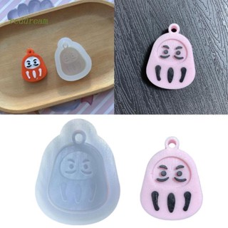 REDD Jewelry Casting Molds,Pendant Silicone Resin Molds Dharma-Epoxy Casting Mold Keychain Jewelry Making DIY Crafts Too