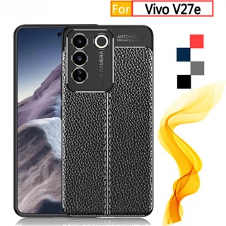 เคสโทรศัพท์มือถือ ยางซิลิโคนนิ่ม TPU กันกระแทก หรูหรา สําหรับ Vivo V29 V27e V27 Pro V23 V21E Y33S Y21