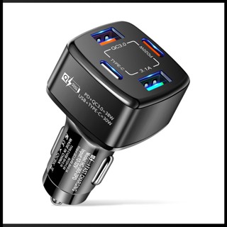 Zevaret 4-in-1 แท่นชาร์จ Usb Type-c 38w Pd Qc3.0 3.1a 2usb ชาร์จไว อเนกประสงค์ สําหรับรถยนต์