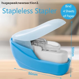 Bigpeaknewsection1 Book Paper Stapling Portable Staplerless Stapler School Office Supplies