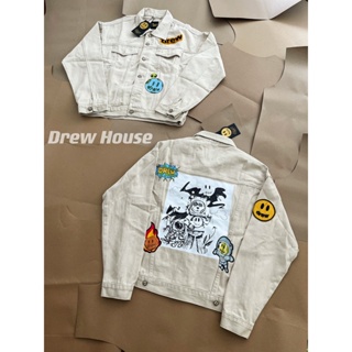 A3/ สินค้า Drew House บีเบอร์ น้ําหน้ายิ้ม ซักด้วยเสื้อโค้ทคาวบอยเก่า