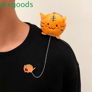 Mxgoods เข็มกลัด จี้การ์ตูนน่ารัก ประดับพู่โซ่ สไตล์เกาหลี สร้างสรรค์ สําหรับตกแต่งกระเป๋าเป้สะพายหลัง ของขวัญปีใหม่