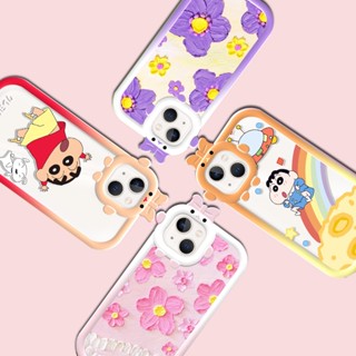 เคสโทรศัพท์มือถือ แบบใส ลายการ์ตูนดอกไม้น่ารัก สําหรับ OPPO A5 A15 A32 A53 A55 A9 A31 A57 2020 F11 Reno 8 9 Pro