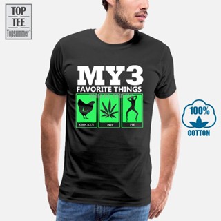 [S-5XL] เสื้อยืดลําลอง แขนสั้น พิมพ์ลายไก่ พาย 420 Blunt Dank Pot Smoker เข้ากับทุกการแต่งกาย แฟชั่นฤดูร้อน สําหรับผู้ชา