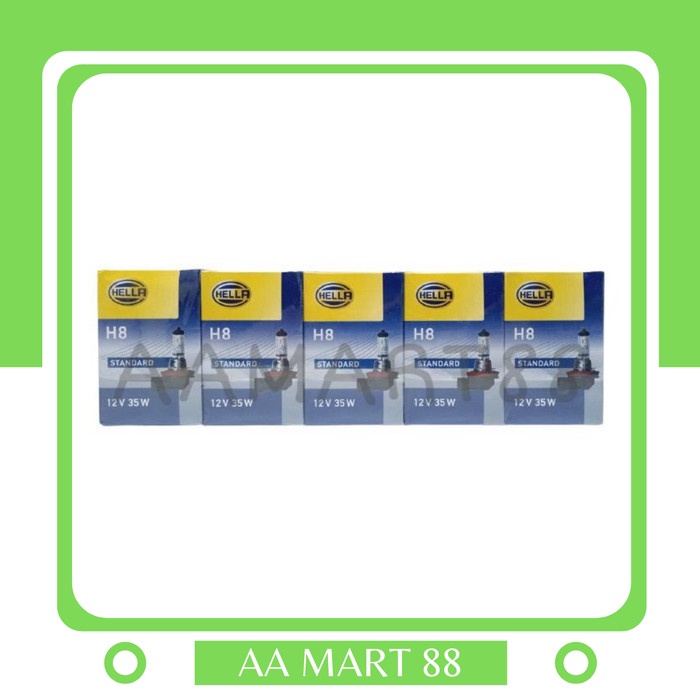 โคมไฟ Hella H8 12V 35W