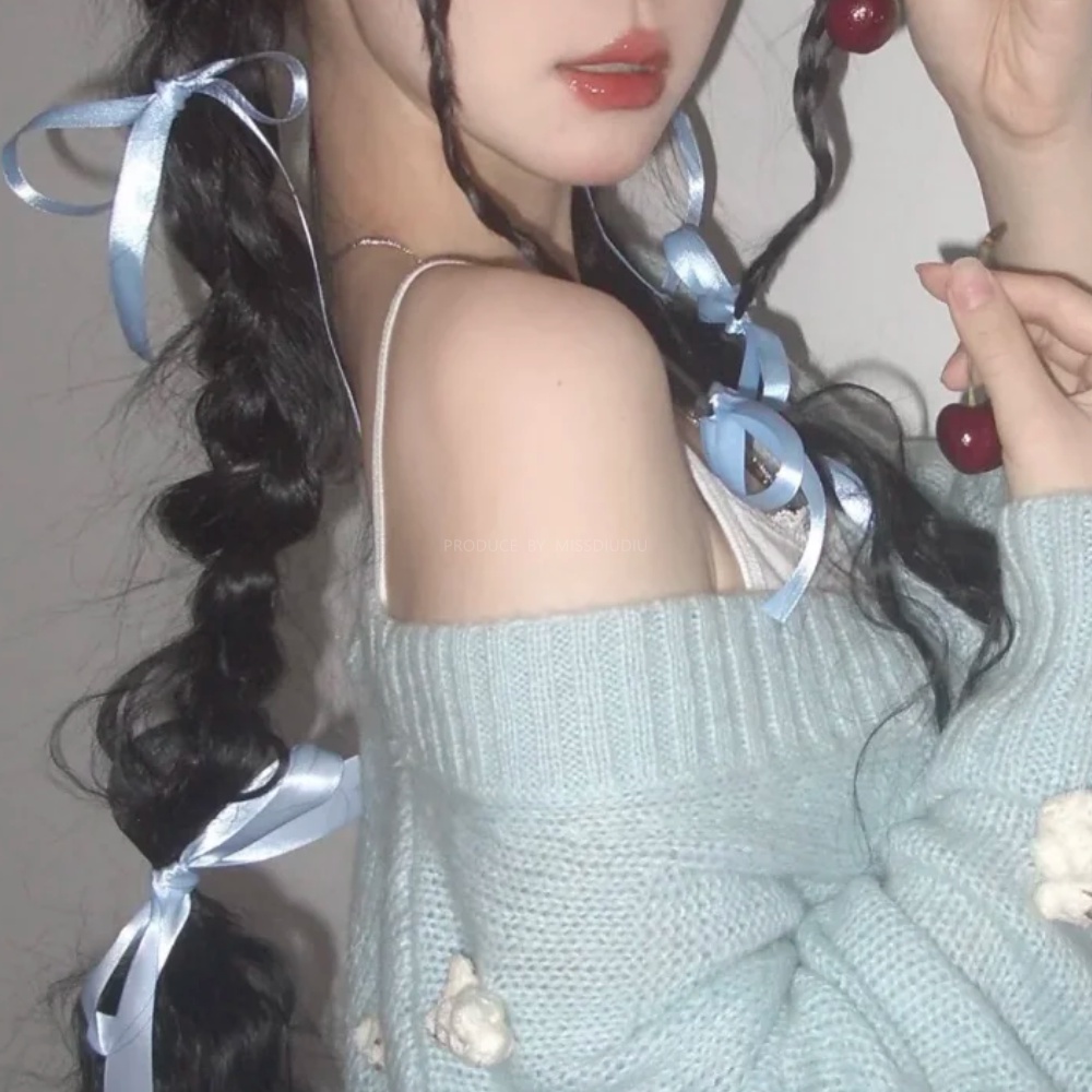 กิ๊บติดผม ริบบิ้นโบว์ สไตล์เกาหลี สําหรับนักเรียนหญิง Y2K - รูปที่ 3