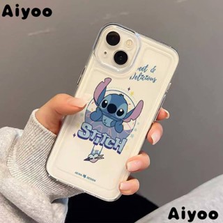 ✅เคสโทรศัพท์มือถือ แบบนิ่ม กันกระแทก ลาย Stitch สําหรับ Apple iPhone 13 14 12 11 xsmax xr 7 8plus SLHR