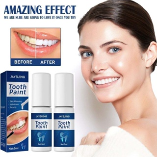  2 boxes of teeth whitening paint for long-term preservation (5ml box)