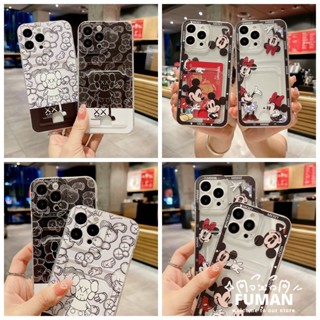 เคสโทรศัพท์มือถือ แบบนิ่ม ลายการ์ตูน Kaws พร้อมช่องใส่บัตร สําหรับ Realme C55 C33 C31 C30S C30 4G Realme 10T 5G