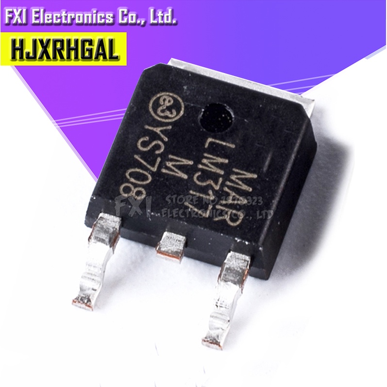 10PCS LM317M LM317 TO252 SOT LM317MDT ตัวควบคุมแรงดันไฟฟ้า SMD IC ใหม่