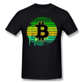 [S-5XL] ขายดี เสื้อยืดลําลอง แขนสั้น พิมพ์ลายกราฟิกการ์ตูนอนิเมะ Bitcoin 3D เข้ากับทุกการแต่งกาย สําหรับผู้ชาย HMdmmm76P